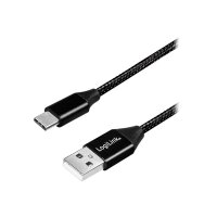 LOGILINK USB-Stecker USB 2.0 zu USB-C 0,3m