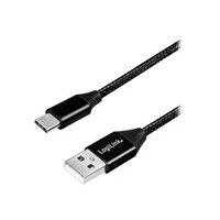 LOGILINK USB-Stecker USB 2.0 zu USB-C 0,3m