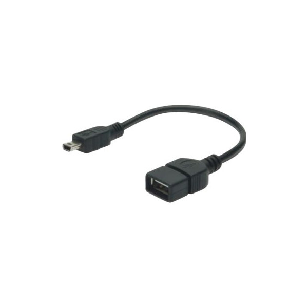 DIGITUS USB Adapter, Typ mini USB B - A, St/Bu, 20