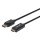 IC INTRACOM Manhattan 4K@60Hz DisplayPort auf HDMI-Kabel 1m schwarz