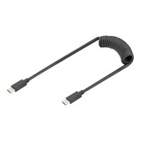 DIGITUS USB Type C to USB Type C Spring cable TPU USB 2.0...