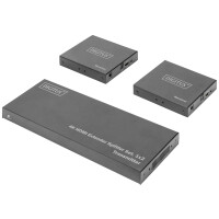 DIGITUS Splitter Set 1x2 Loopout POC HDMI2.0 schwarz