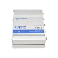 TELTONIKA RUTX12 - Wireless Router - WWAN - 5-Port-Switch - GigE, PPP, Modbus, 802,11ac Wave 2