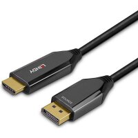 LINDY 2m Aktives DisplayPort an HDMI 8K60 Adapterkabel