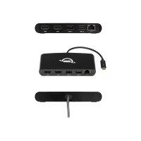 OWC 5 Port Thunderbolt 3 min-Dock 2 x HDMI features 2 HDMI 4K60 USB 3 2 1GBe - Thunderbolt - USB 2.0