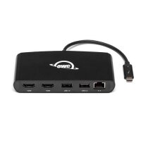 OWC 5 Port Thunderbolt 3 min-Dock 2 x HDMI features 2 HDMI 4K60 USB 3 2 1GBe - Thunderbolt - USB 2.0