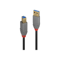LINDY USB 3.0 Typ A an B Kabel Anthra Line 3m