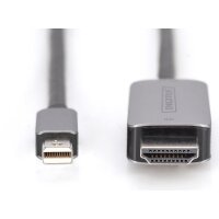 DIGITUS DisplayPort Adapterkabel mini DP->HDMI   St/St 1.0m