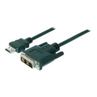 HDMI /DVI Adaperkabel schwarz St.>St.  2m