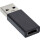 INTOS ELECTRONIC InLine® USB 3.2 Gen.1 Adapter, USB-A Stecker auf USB Typ-C Buchse