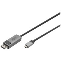 DIGITUS 8K 30Hz. USB Type C to DP adapter cable HBR3 Alu...