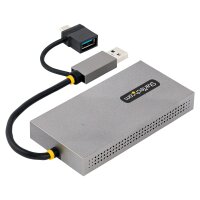 STARTECH.COM USB to Dual HDMI Adapter, USB A/C to 2x HDMI...