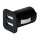 LOGILINK USB 2-Port Car charger set, with anti-slip mat, black