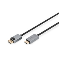 DIGITUS DisplayPort Adapterkabel, DP - HDMI Typ A 1,8m