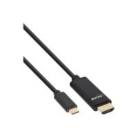 INLINE USB Display Kabel - USB-C Stecker zu HDMI Stecker...