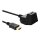 INLINE HDMI Verlängerung mit Standfuß, HDMI-High Speed mit Ethernet, 4K2K, Stecker / Buchse