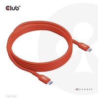 CLUB3D Kabel USB 2 Typ C  PD 240W / 480Mb 3m St/St retail