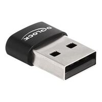 DELOCK - USB-Adapter - USB (M) bis USB-C (W) - USB2.0 5 A - Schwarz (60002)