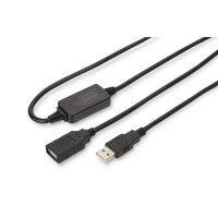 DIGITUS Kab USB 2.0 Signalverstärker / 15m / StA -...