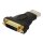 TECHLY HDMI Stecker auf DVI-D 24+1 dual link Buchse