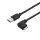 STARTECH.COM 50cm Slim Micro USB 3.0 Kabel rechtsgewinkelt - USB 3.1 Gen 1 (5 Gbit/s) Anschlusskabel