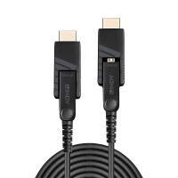 LINDY 20m Fibre Optic Hybrid Micro-HDMI 18G Cable with...
