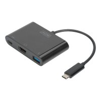 ASSMANN DIGITUS USB Type-C HDMI 3-Port Adapter HDMI USB-C...