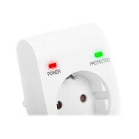 ASSMANN DIGITUS Überspannungsschutzadapter LED weiß