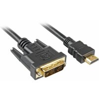 SHARKOON SHA Kabel HDMI -> DVI-D (18+1) 2,0m