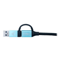 I-TEC USB-C auf USB-C Kabel mit integriertem USB 3.0...