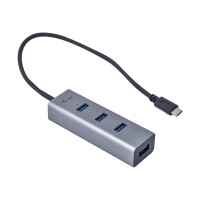 I-TEC Adapter i-tec I-TEC USB-C METAL 4-PORT HUB