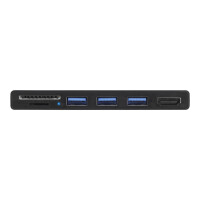 INTOS ELECTRONIC InLine MultiHub, Surface Pro 4/5/6, 3-Port USB 3.2 Typ-A Buchse, HDMI 4K