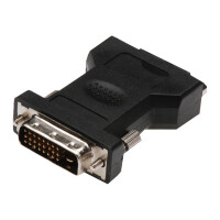 ASSMANN DVI adapter. DVI(24+1) - DVI(24+5) M/F. DVI-D dua