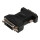 ASSMANN DVI adapter. DVI(24+5) F/F. DVI-I dual link. bl