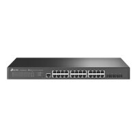TP-LINK JetStream"" 24-Port 2.5GBASE-T L2+ Managed Switch with 4 10GE SFP+ SlotsPORT: 24? 2.5G RJ45 P