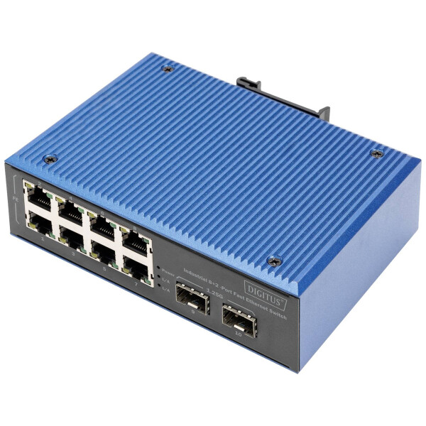 DIGITUS Switch 8+2-Port Fast Ethernet