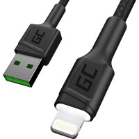 GREEN CELL GC Ray - Lightning-Kabel - USB männlich zu Lightning männlich weiße LED-Beleuchtung - 2 m