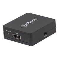 MANHATTAN 1080p 2-Port HDMI-Splitter Stromversorgung ueber USB schwarz