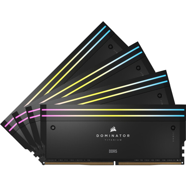 CORSAIR Dominator Titanium Schwarz 64GB Kit (4x16GB)