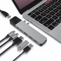 HYPER ® NET 6-in-2 MacBook Pro Hub, grau