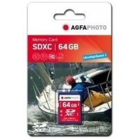 AGFA Photo SDXC Karte        64GB Class 10 / High Speed /...