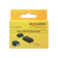 DELOCK Card Reader Delock USB micro B -> microSD OTG...