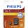 PHILIPS SD Micro SDHC Card  16GB Card Class 10 incl. Adapter