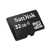 SANDISK microSDHC Speicherkarte 32GB + Adapter Mobile
