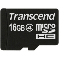 TRANSCEND SDHC CARD MICRO 16GB CLASS 4
