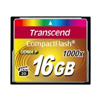 TRANSCEND 16GB Compact Flash Card 1000x