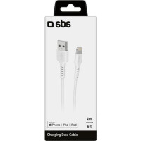 SBS USB Data Cable Apple Lightning C-89 2m white - Kabel...
