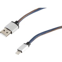 S-CONN 14-50025 1m USB A Lightning Blau Handykabel...