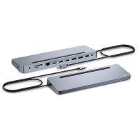 I-TEC USB-C Metal Ergonomic 4K 3x Display Docking Station