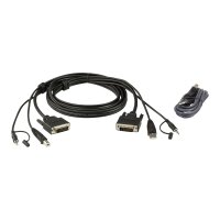 ATEN 2L-7D02UDX2 USB DVI-D Dual Link Secure KVM Kabel Set